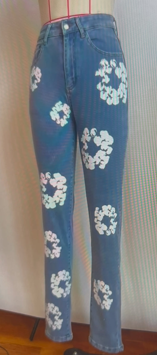 Blooming Love Jeans