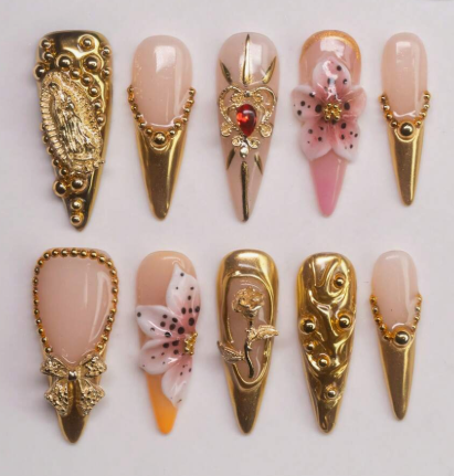 Crème de la Claw Press On Nails