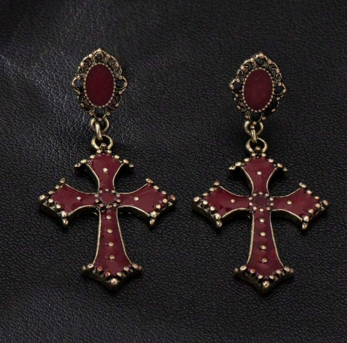 Cross My Heart Earrings