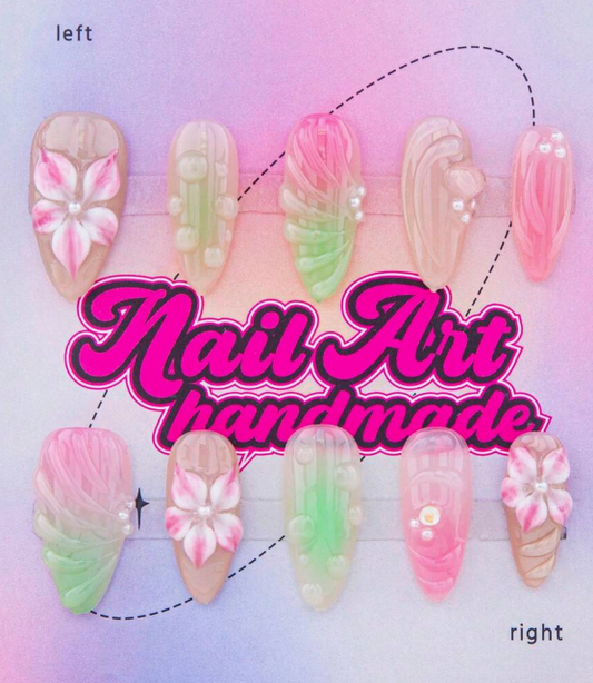 Hot Tropic Press On Nails