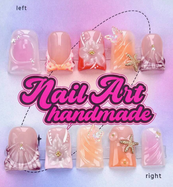 Cabana Cutie Press On Nails